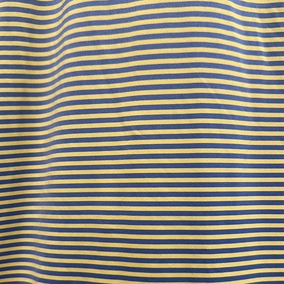 FootJoy Yellow and Gray Striped Polo Shirt for Golf - Picture 6 of 6